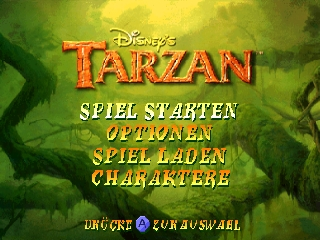 Tarzan (Germany) Title Screen